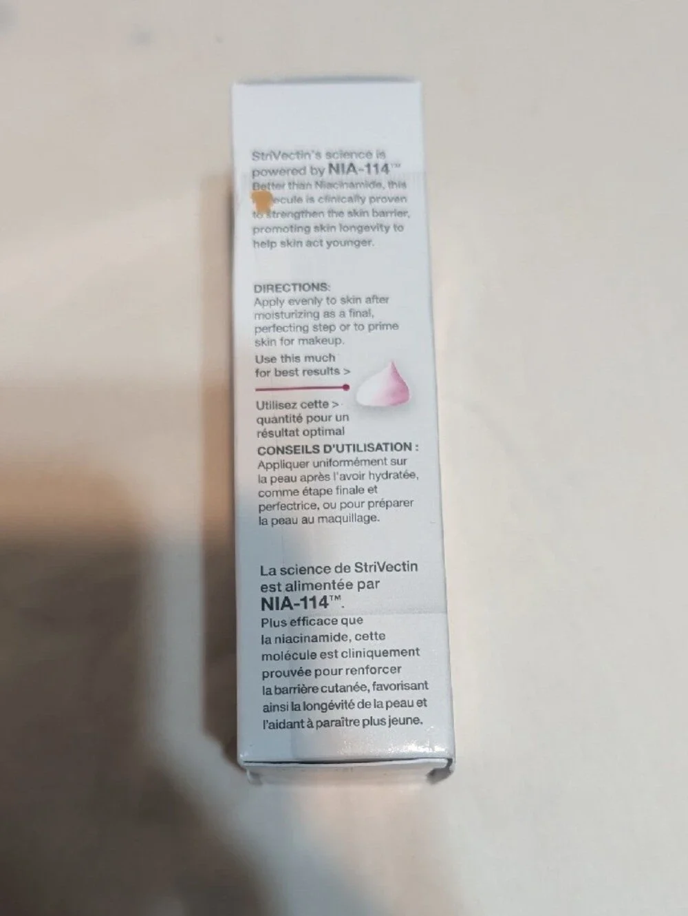 StriVectin Anti-Wrinkle Line BlurFector Primer - Pink and White Packaging